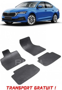 Skoda Octavia IV fabricat din 06.2020 - Prezent, Hatchback, set covorase auto dedicate, din cauciuc 100% Premium - Transport Gratuit accesorii pentru autoturismul tau - masina v37794