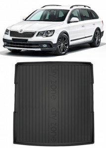 Skoda Superb III din 09.2015 - Prezent Combi Portbagaj Inferior *6, Tavita Pentru Portbagaj Lux Premium Dedicata, accesorii pentru autoturismul tau - masina v178543