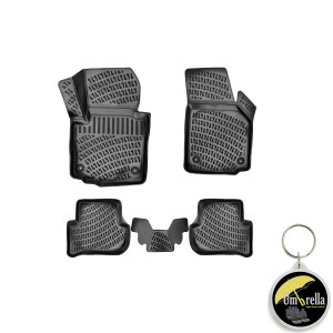 Skoda Yeti 2009-2017 Set 5 covorase auto din cauciuc tip tavita premium line 3D accesorii pentru autoturismul tau - masina v241813
