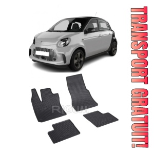 Smart Fortwo Eq fabricat din 2017 - Prezent, Hatchback, set covorase auto dedicate, din cauciuc 100% Premium