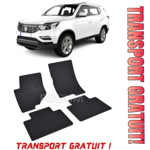 Ssang Yong Musso fabricat din 2018 - Prezent, Pick-Up, set covorase auto dedicate, din cauciuc 100% Premium - Transport Gratuit