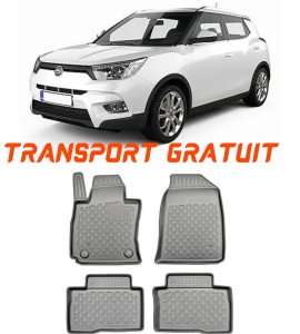 Ssangyong TIVoli Facelift, Suv, Din 01.2020 - Prezent , Set Covorase Auto Tip Tavita Premium 3D, din cauciuc accesorii pentru autoturismul tau - masina v173131