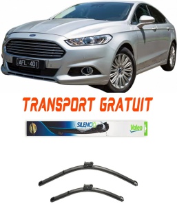 Stergatoare Ford Mondeo Set 2 stergatoare parbriz Valeo 65 cm/47.5 cm pentru Ford Mondeo V Saloon (Cd) din 2012-2016 (65 cm / 47.5 cm) accesorii pentru autoturismul tau - masina v19847