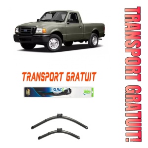 Stergatoare Ford Ranger Set 2 stergatoare parbriz pentru parbriz pentru Ford Ranger fabricat incepand cu 2005, breloc Hella (45 cm / 45 cm)