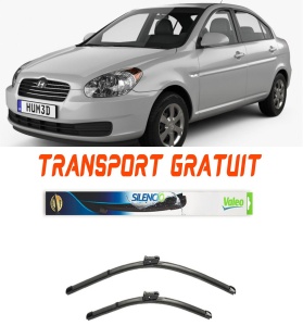Stergatoare Hyundai Accent Set 2 stergatoare parbriz Valeo pentru Hyundai Accent 2010-2017 (65 cm / 40 cm) accesorii pentru autoturismul tau - masina v7355