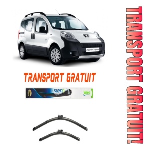 Stergatoare Peugeot Bipper Tepee Set 2 stergatoare parbriz Valeo 65 cm/47.5 cm pentru Peugeot Bipper Tepee din 2008 (65 cm / 47.5 cm)