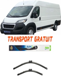 Stergatoare Peugeot Boxer Van Set 2 stergatoare parbriz Valeo 600/475mm pentru Peugeot BOXER Van (2006-2019) (65 cm / 55 cm) accesorii pentru autoturismul tau - masina v17756