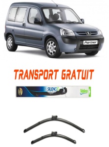 Stergatoare Peugeot Partner Set 2 stergatoare parbriz Valeo 65 cm /40 cm pentru Peugeot Partner Origin Mpv (G_) din 2008-2013 (65 cm / 40 cm) accesorii pentru autoturismul tau - masina v16112