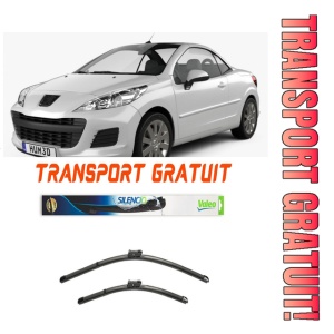 Stergatoare Set 2 stergatoare parbriz Valeo 600/475mm pentru Peugeot 207 CC (WD_) (2007-2015) Valeo