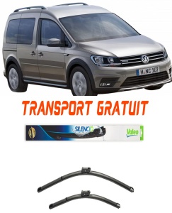 Stergatoare Volkswagen Caddy Alltrack Box Body/Mpv Set 2 stergatoare parbriz Valeo 600/475mm pentru Volkswagen CADDY ALLTRACK Box Body/MPV (SAA) (2015-2020) (60 cm / 45 cm) accesorii pentru autoturismul tau - masina v18677