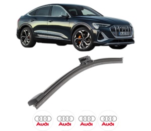 Stergator lamela spate AUDI E-TRON Sportback (GEA) din 2019, pentru luneta auto, Bosch Aerotwin, din cauciuc siliconat rezistent, 4 Stickere Auto AUDI v25366