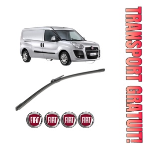 Stergator lamela spate FIAT DOBLO Bus (263_) din 2010 - 2023, pentru luneta auto, Bosch Aerotwin, din cauciuc siliconat rezistent, 4 Stickere Auto FIAT