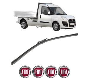 Stergator lamela spate FIAT DOBLO Platform/Chassis (263_) din 2010 - 2023, pentru luneta auto, Bosch Aerotwin, din cauciuc siliconat rezistent, 4 Stickere Auto FIAT v24271