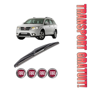 Stergator lamela spate FIAT FREEMONT (345_) din 2011 - 2016, pentru luneta auto, Bosch Twin, din cauciuc siliconat rezistent, 4 Stickere Auto FIAT