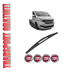Stergator lamela spate FIAT TALENTO Platform/Chassis (296_) din 2016, pentru luneta auto, Valeo Silencio, din cauciuc siliconat rezistent, 4 Stickere Auto FIAT