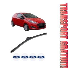 Stergator lamela spate FORD FIESTA VII Van din 2018, pentru luneta auto, Bosch Aerotwin, din cauciuc siliconat rezistent, 4 Stickere Auto FORD