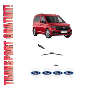 Stergator lamela spate FORD TOURNEO CONNECT / GRAND TOURNEO CONNECT V761 MPV (SK) din 2022 - 2024, pentru luneta auto, Valeo Silencio, din cauciuc siliconat rezistent, 4 Stickere Auto FORD