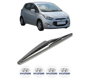 Stergator lamela spate HYUNDAI ix20 (JC) din 2010 - 2019, pentru luneta auto, Bosch Twin, din cauciuc siliconat rezistent, 4 Stickere Auto HYUNDAI v28768