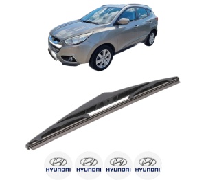 Stergator lamela spate HYUNDAI ix35 Van din 2009 - 2015, pentru luneta auto, Bosch Twin, din cauciuc siliconat rezistent, 4 Stickere Auto HYUNDAI v23611