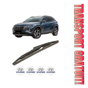 Stergator lamela spate HYUNDAI TUCSON (NX4E, NX4A) din 2020, pentru luneta auto, Bosch Twin, din cauciuc siliconat rezistent, 4 Stickere Auto HYUNDAI
