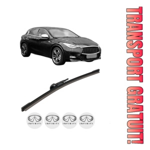 Stergator lamela spate INFINITI Q30 din 2015, pentru luneta auto, Bosch Aerotwin, din cauciuc siliconat rezistent, 4 Stickere Auto INFINITI