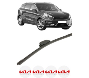 Stergator lamela spate KIA NIRO I (DE) din 2016 - 2022, pentru luneta auto, Bosch Aerotwin, din cauciuc siliconat rezistent, 4 Stickere Auto KIA v22771