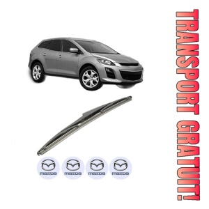 Stergator lamela spate MAZDA CX-7 (ER) din 2006 - 2014, pentru luneta auto, Bosch Twin, din cauciuc siliconat rezistent, 4 Stickere Auto MAZDA