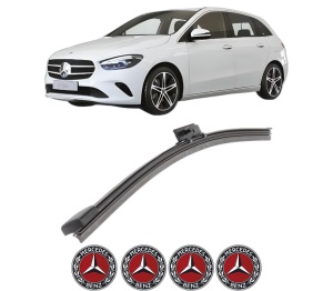 Stergator lamela spate MERCEDES-BENZ B-CLASS Sports Tourer (W247) din 2018 - 2021, pentru luneta auto, Bosch Aerotwin, din cauciuc siliconat rezistent, 4 Stickere Auto MERCEDES-BENZ v25306