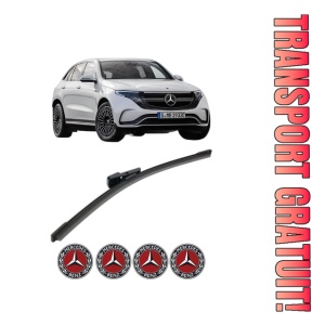 Stergator lamela spate MERCEDES-BENZ EQC (N293) din 2019 - 2023, pentru luneta auto, Bosch Aerotwin, din cauciuc siliconat rezistent, 4 Stickere Auto MERCEDES-BENZ