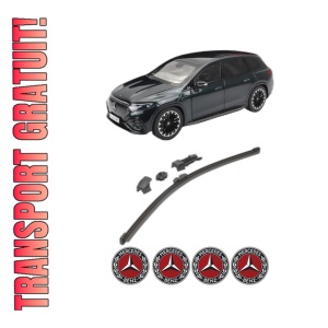Stergator lamela spate MERCEDES-BENZ EQS SUV (X296) din 2022, pentru luneta auto, Valeo HydroConnect, din cauciuc siliconat rezistent, 4 Stickere Auto MERCEDES-BENZ