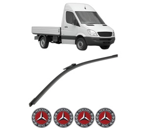 Stergator lamela spate MERCEDES-BENZ SPRINTER 3,5-t Platform/Chassis (B906) din 2006 - 2018, pentru luneta auto, Bosch Aerotwin, din cauciuc siliconat rezistent, 4 Stickere Auto MERCEDES-BENZ v26991