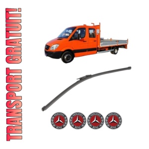 Stergator lamela spate MERCEDES-BENZ SPRINTER 3-t Platform/Chassis (B910, B907) din 2018 - 2021, pentru luneta auto, Valeo Silencio Xtrm, din cauciuc siliconat rezistent, 4 Stickere Auto MERCEDES-BENZ