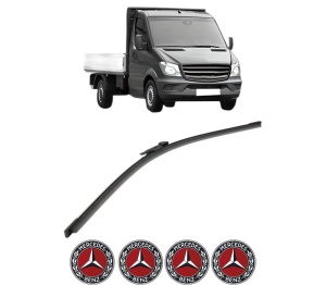 Stergator lamela spate MERCEDES-BENZ SPRINTER 4,6-t Platform/Chassis (B906) din 2006 - 2018, pentru luneta auto, Bosch Aerotwin, din cauciuc siliconat rezistent, 4 Stickere Auto MERCEDES-BENZ v26931