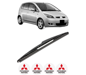 Stergator lamela spate MITSUBISHI COLT VI (Z3_A, Z2_A) din 2004 - 2012, pentru luneta auto, Valeo Silencio, din cauciuc siliconat rezistent, 4 Stickere Auto MITSUBISHI v18466
