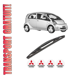 Stergator lamela spate MITSUBISHI i (HA_) din 2009 - 2020, pentru luneta auto, Valeo Silencio, din cauciuc siliconat rezistent, 4 Stickere Auto MITSUBISHI