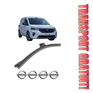 Stergator lamela spate NISSAN TOWNSTAR MPV (XFK) din 2021, pentru luneta auto, Bosch Aerotwin, din cauciuc siliconat rezistent, 4 Stickere Auto NISSAN