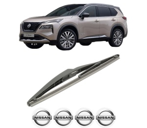Stergator lamela spate NISSAN X-TRAIL IV (T33) din 2022, pentru luneta auto, Bosch Twin, din cauciuc siliconat rezistent, 4 Stickere Auto NISSAN v27291