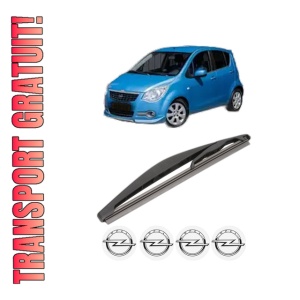 Stergator lamela spate OPEL AGILA B (H08) din 2008 - 2014, pentru luneta auto, Valeo Silencio, din cauciuc siliconat rezistent, 4 Stickere Auto OPEL