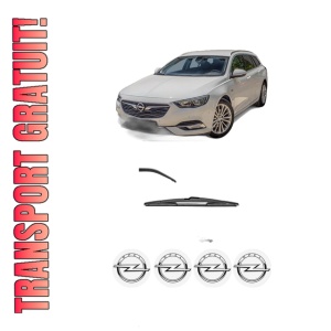 Stergator lamela spate OPEL INSIGNIA B Country Tourer (Z18) din 2017, pentru luneta auto, Valeo Silencio, din cauciuc siliconat rezistent, 4 Stickere Auto OPEL