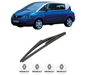 Stergator lamela spate RENAULT AVANTIME (DE0_) din 2001 - 2003, pentru luneta auto, Valeo Silencio, din cauciuc siliconat rezistent, 4 Stickere Auto RENAULT v19666
