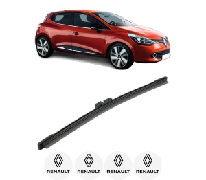 Stergator lamela spate RENAULT CLIO IV Grandtour (KH_) din 2012 - 2021, pentru luneta auto, Bosch Aerotwin, din cauciuc siliconat rezistent, 4 Stickere Auto RENAULT v26751