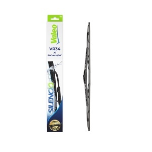 Stergator lamela spate RENAULT LAGUNA Coupe (DT0/1) din 2008 - 2015, pentru luneta auto, Valeo Silencio, din cauciuc siliconat rezistent, 4 Stickere Auto RENAULT v21313