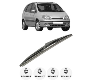Stergator lamela spate RENAULT SCENIC I MPV (JA0/1_, FA0_) din 1999 - 2003, pentru luneta auto, Bosch Twin, din cauciuc siliconat rezistent, 4 Stickere Auto RENAULT v27841