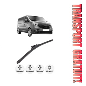 Stergator lamela spate RENAULT TRAFIC III Van (FG_) din 2014, pentru luneta auto, Bosch Aerotwin, din cauciuc siliconat rezistent, 4 Stickere Auto RENAULT