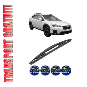 Stergator lamela spate SUBARU XV (GT) din 2017, pentru luneta auto, Valeo Silencio, din cauciuc siliconat rezistent, 4 Stickere Auto SUBARU