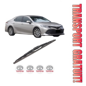Stergator lamela spate TOYOTA CAMRY Saloon (_V5_) din 2011 - 2018, pentru luneta auto, Bosch Twin, din cauciuc siliconat rezistent, 4 Stickere Auto TOYOTA