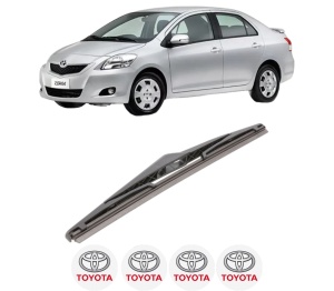 Stergator lamela spate TOYOTA YARIS / VIOS Saloon (_P9_) din 2005 - 2013, pentru luneta auto, Bosch Twin, din cauciuc siliconat rezistent, 4 Stickere Auto TOYOTA v26146