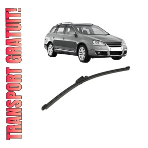 Stergator lamela spate Volkswagen GOLF V Variant (1K5) din 2007 - 2009, pentru luneta auto, Valeo Silencio Xtrm, din cauciuc siliconat rezistent, 4 Stickere Auto VW