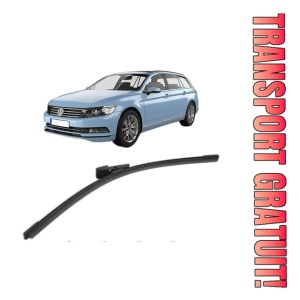 Stergator lamela spate Volkswagen PASSAT B8 Variant (3G5, CB5) din 2014 - 2024, pentru luneta auto, Bosch Aerotwin, din cauciuc siliconat rezistent, 4 Stickere Auto VW
