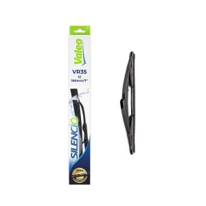 Stergator lamela spate Volkswagen PHAETON (3D1, 3D2, 3D3, 3D4, 3D6, 3D7, 3D8, 3D9) din 2004 - 2007, pentru luneta auto, Valeo Silencio, din cauciuc siliconat rezistent, 4 Stickere Auto VW - Img 4
